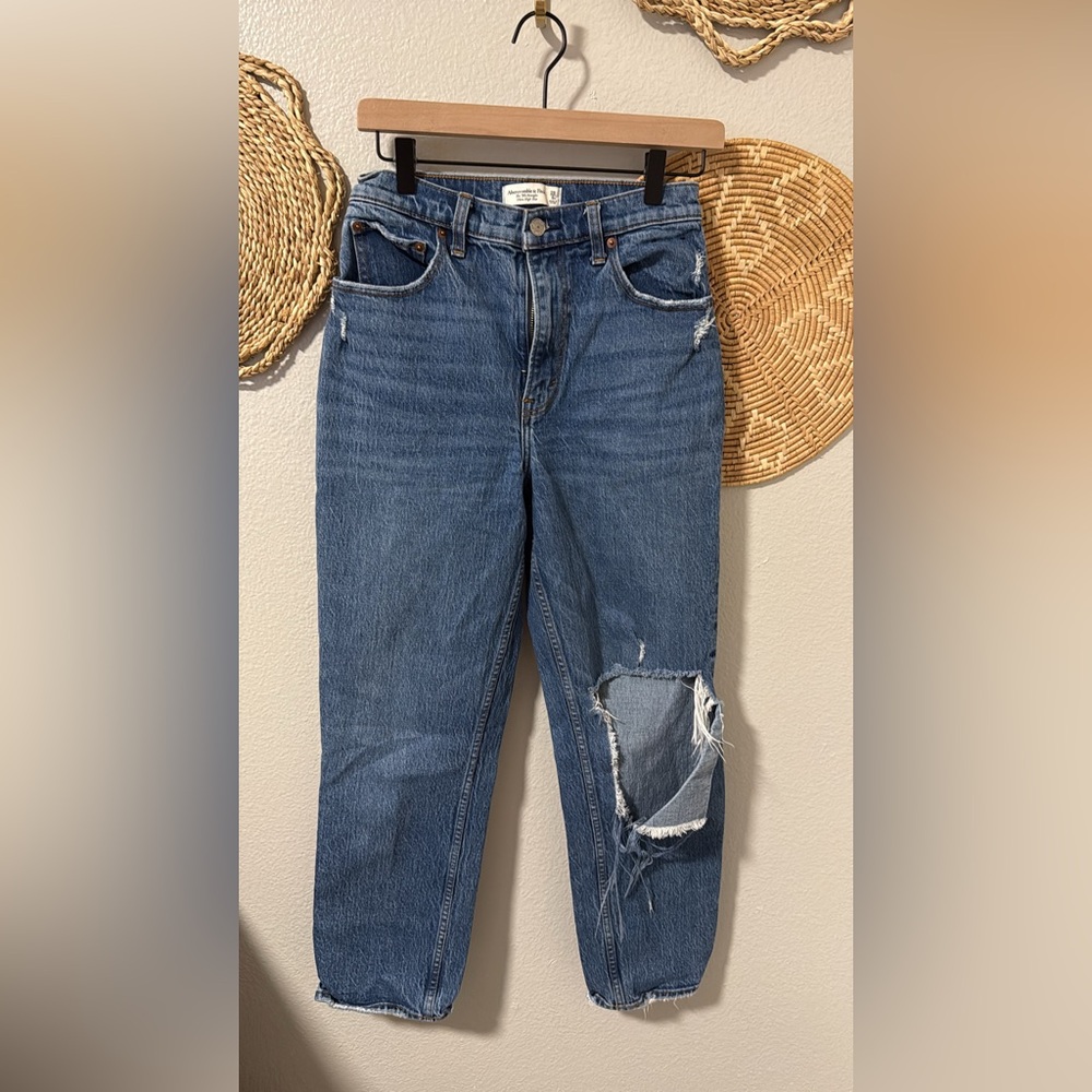 Abercrombie & Fitch 90’s straight ultra high rise